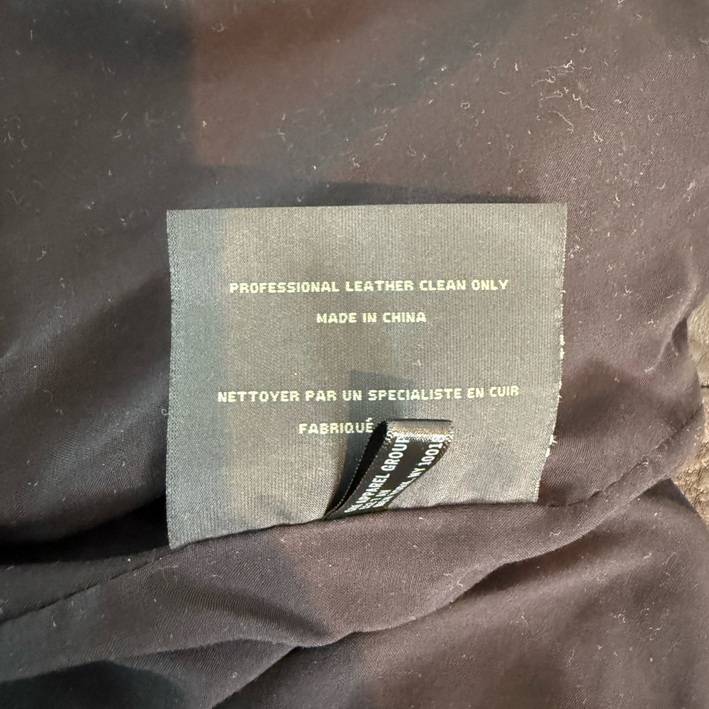 Andrew Marc Black Leather Moto Jacket - Picture 5 of 5